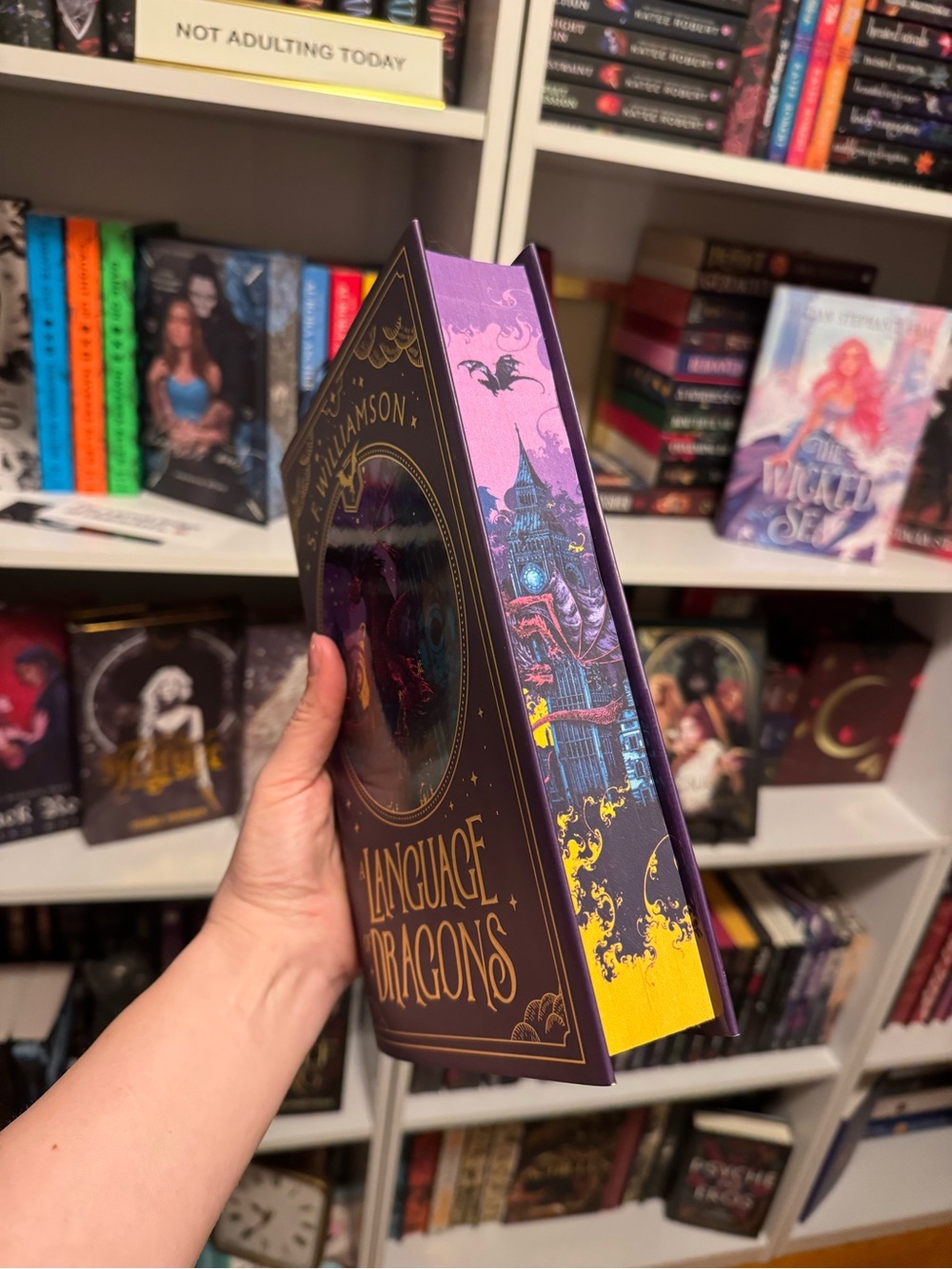 Fairyloot A Language of Dragons by S F Williamson special edition book